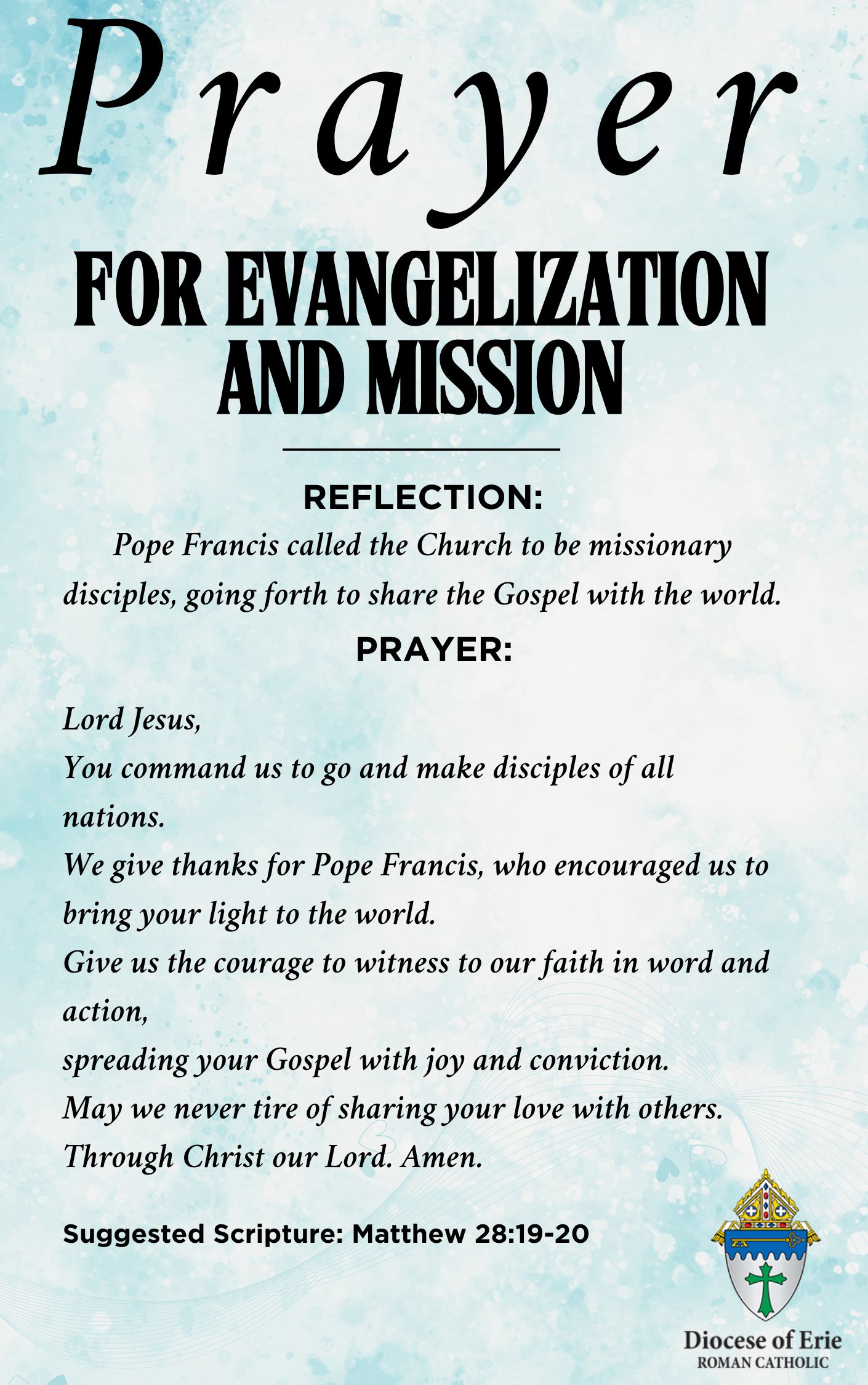 The Roman Catholic Diocese of Erie, Pa.