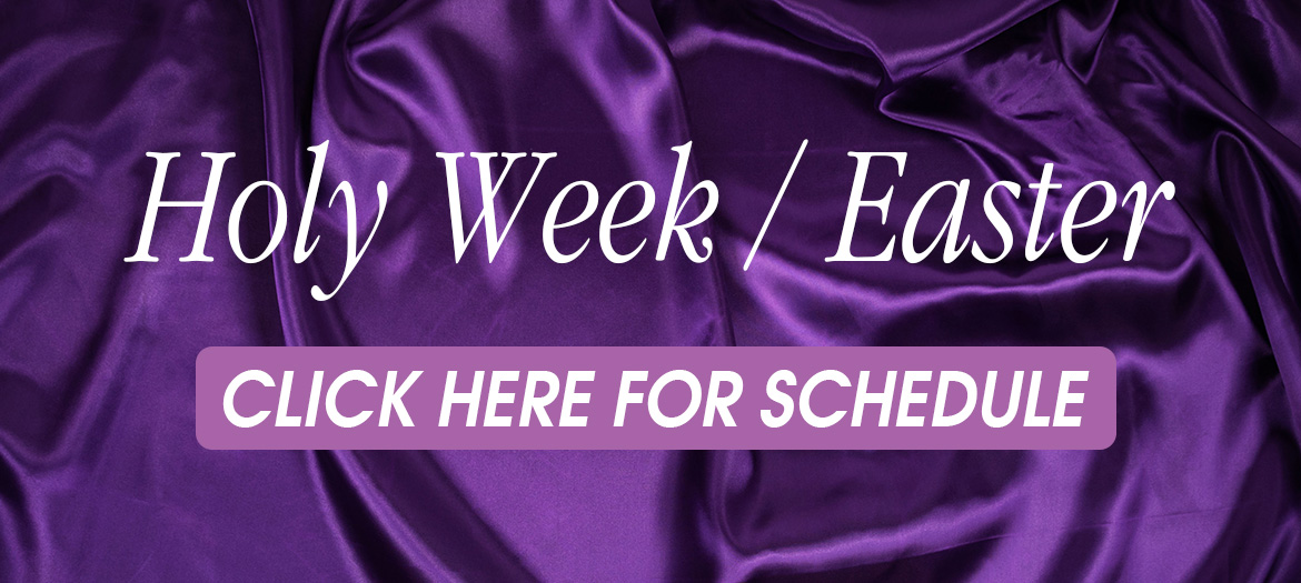 Holy week banner