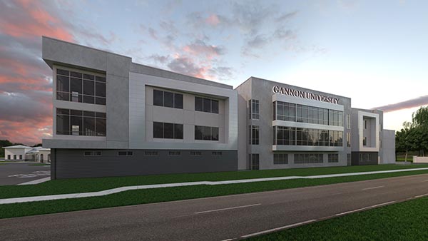 Architectural rendering of Gannon University's new Florida campus