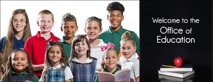 banner for the Office of Education