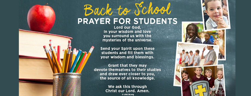 back to school prayer