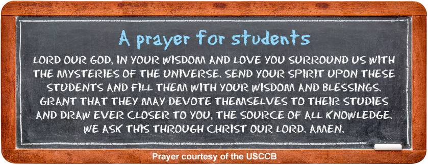 back to school prayer