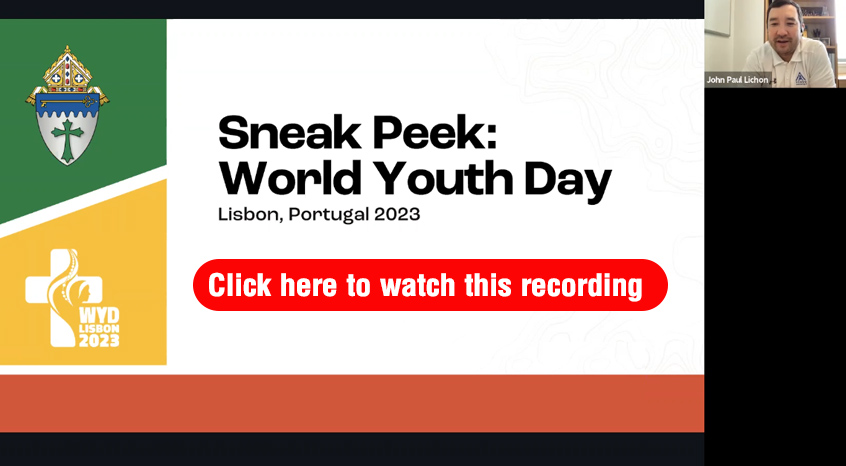 recording of wyd sneak peak